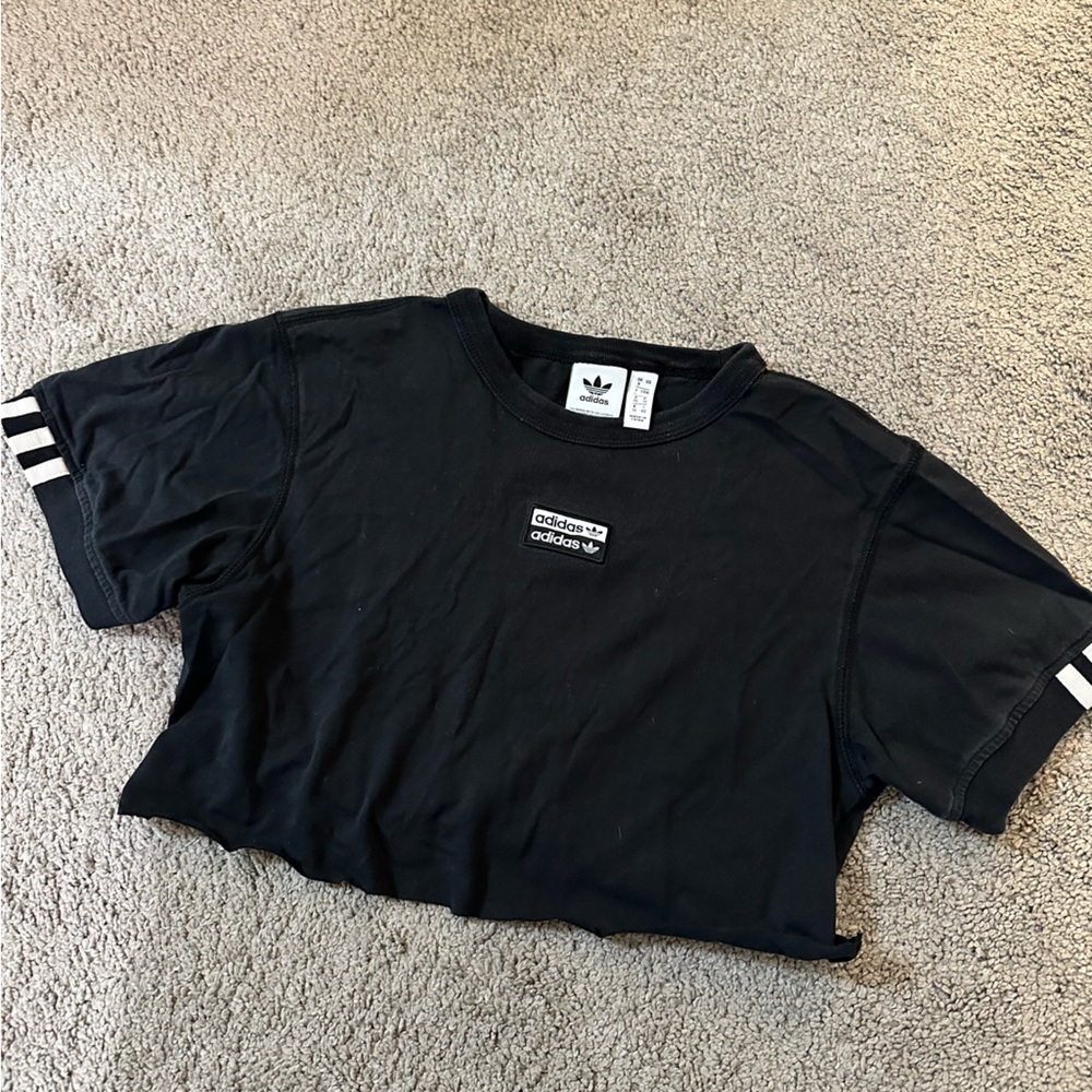 adidas crop top size S